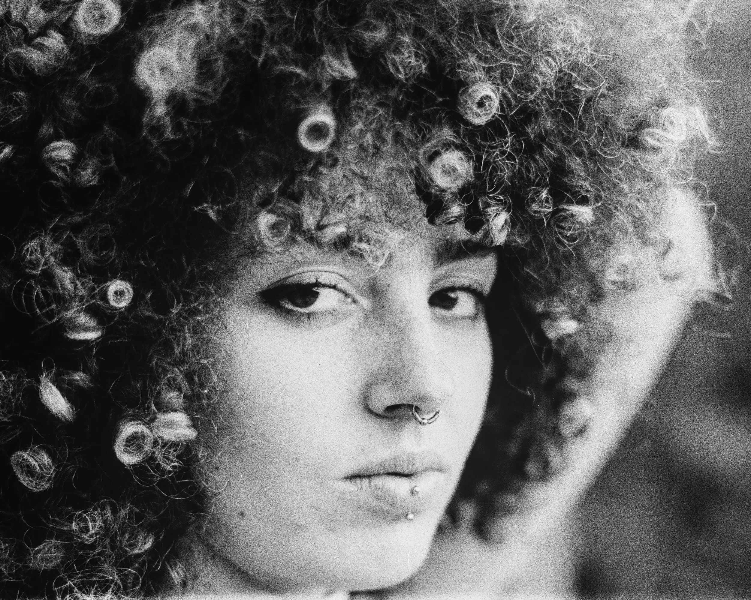 Portraits photograph, black and white